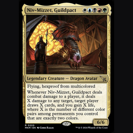 Niv-Mizzet Guildpact - NM - Foil - EN