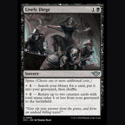 Lively Dirge - NM - No Foil - ES