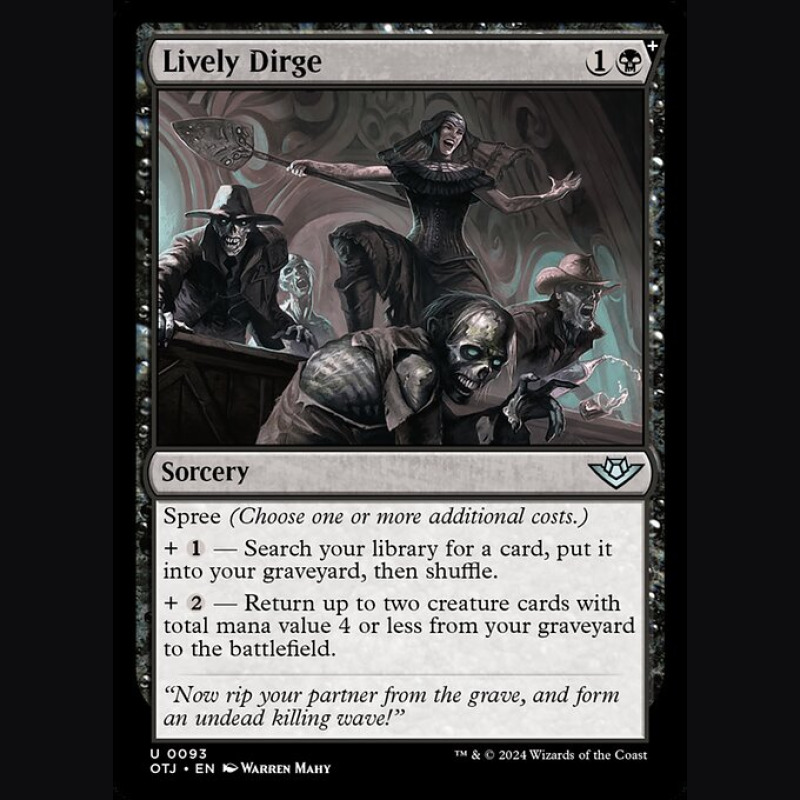 Lively Dirge - NM - No Foil - ES