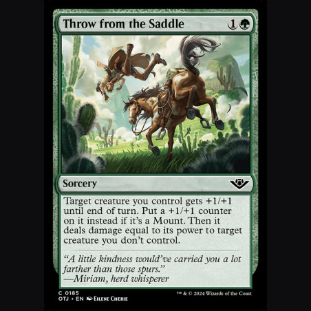 Throw from the Saddle - NM - No Foil - ES
