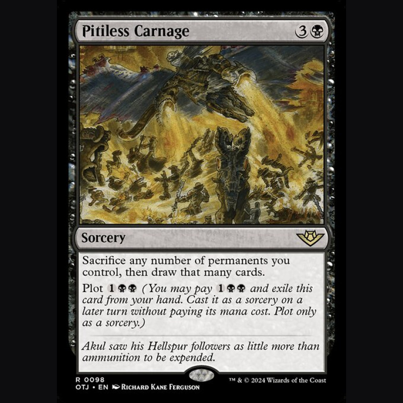 Pitiless Carnage - NM - No Foil - ES
