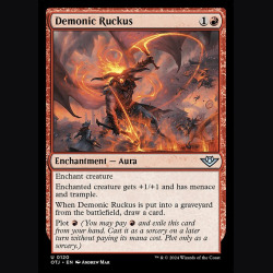 Demonic Ruckus - NM - No Foil - EN