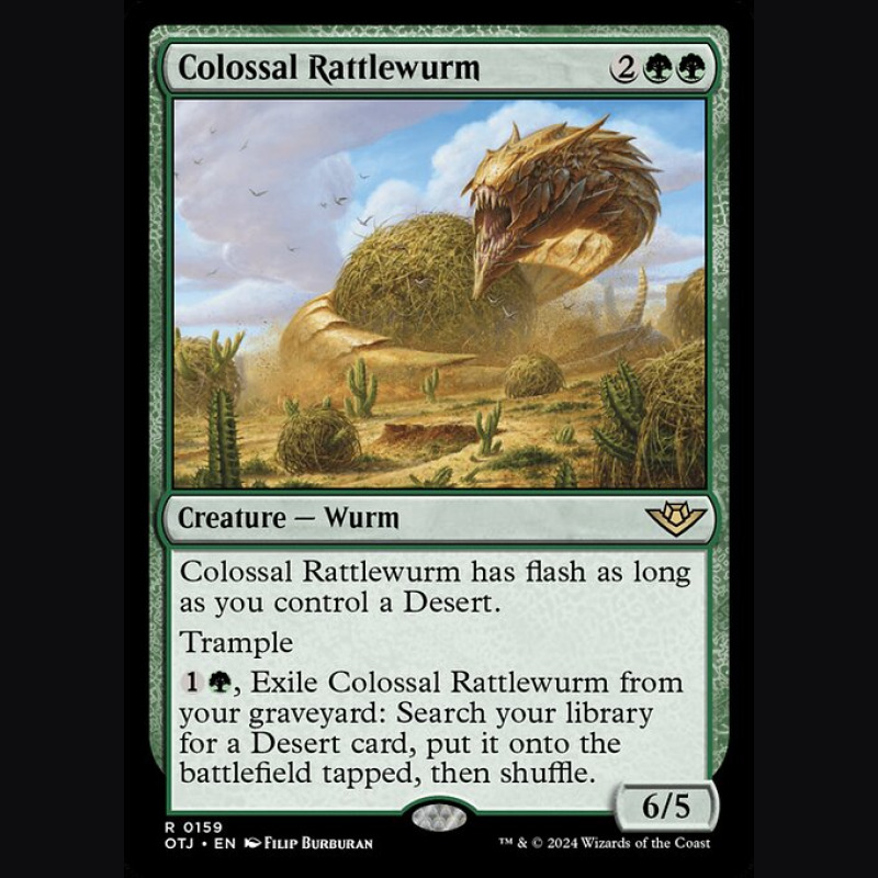 Colossal Rattlewurm - NM - No Foil - EN