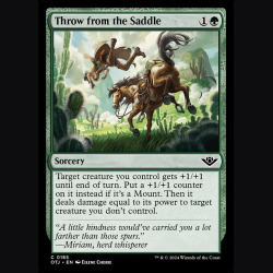 Throw from the Saddle - NM - No Foil - EN
