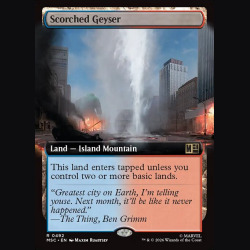 Scorched Geyser - NM - No Foil - EN