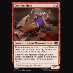 Contract Hero - NM - Foil - EN